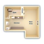 Metropolitan Roxborough Studio Floor Plan