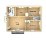 Metropolitan Windermere Court 2 Bedroom Floor Plan