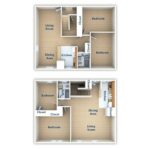 Metropolitan Wynnewood 2 Bedroom Floor Plan